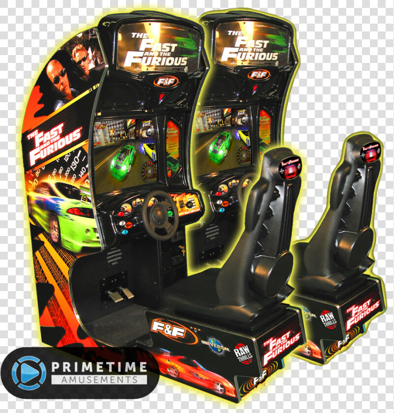 The Fast And The Furious Twin Racing Arcade Game   Fast  amp  Furious Arcade  HD Png DownloadTransparent PNG