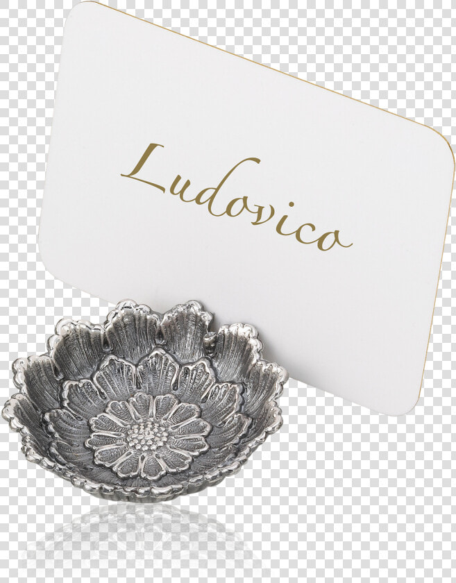 Place Marker Dahlia   Silver  HD Png DownloadTransparent PNG