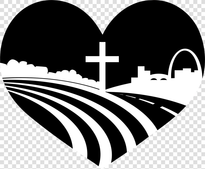 Logo Heartland Baptist Church Heart   Cross  HD Png DownloadTransparent PNG