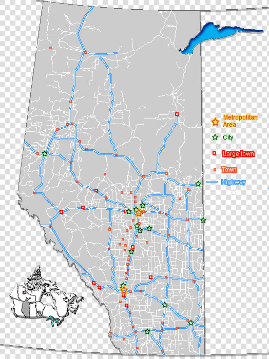 Ab Towns Roads   Location Of Fort Dunvegan Alberta  HD Png DownloadTransparent PNG