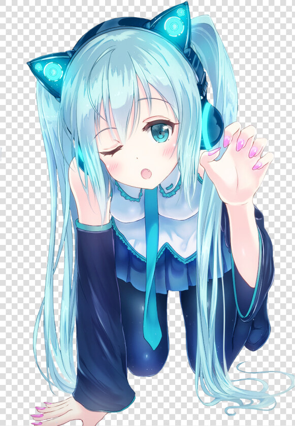 816 Images About Hatsune Miku On We Heart It   Kawaii Wallpaper Hatsune Miku  HD Png DownloadTransparent PNG