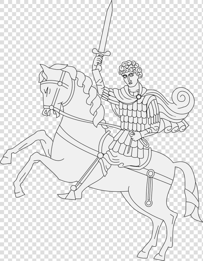 Saint George And The Dragon Flag  HD Png DownloadTransparent PNG