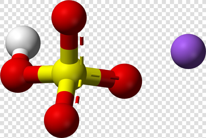 Sodium Bisulfate 3d Balls Ionic Ball And Stick Model   Sodium Sulfate 3d Model  HD Png DownloadTransparent PNG