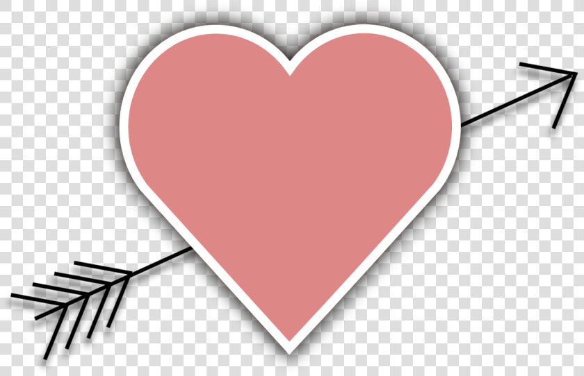 Wedding  Heart Arrow Love Valentine Cupid February   Heart With Arrow Transparent Background  HD Png DownloadTransparent PNG