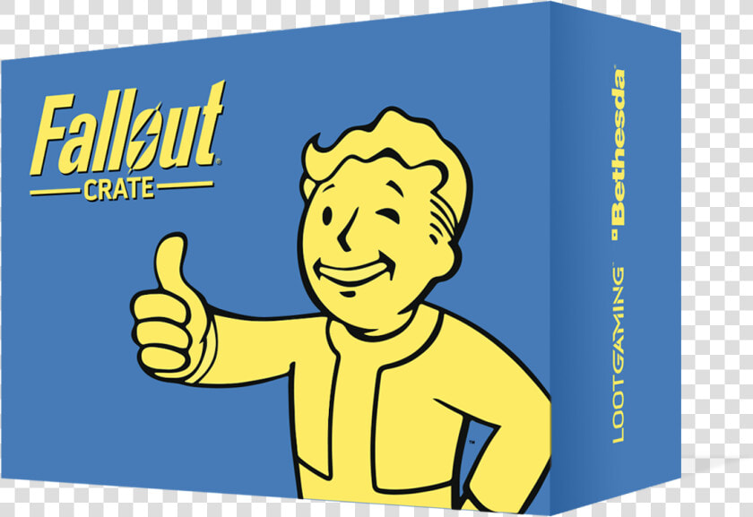 Fallout Crate   Fallout Loot Crate Box  HD Png DownloadTransparent PNG