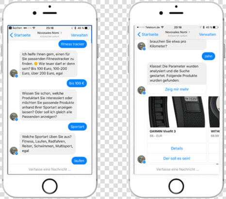 Messenger Chatbot Novomind Iagent   Customer Service Chatbot Messenger  HD Png DownloadTransparent PNG