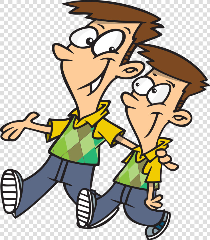 The Meaning Of Dream   Big Brother And Little Brother Cartoon  HD Png DownloadTransparent PNG