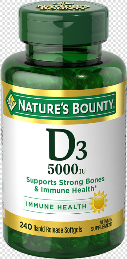 Vitamin D3   Vitamin E 400 Iu Nature  39 s Bounty  HD Png DownloadTransparent PNG