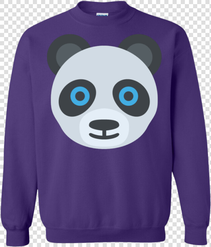 Panda Face Emoji Sweatshirt   Sweater  HD Png DownloadTransparent PNG