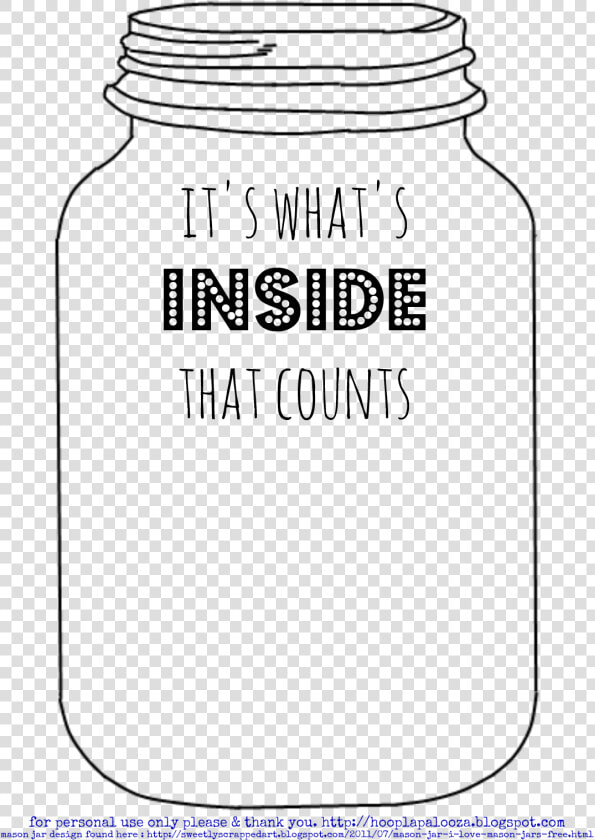 Outline Template Datariouruguay Free   Its The Inside That Counts  HD Png DownloadTransparent PNG