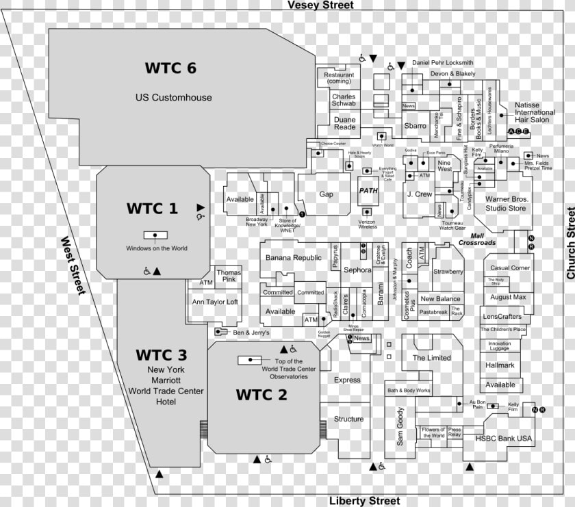 Westfield World Trade Center Plan  HD Png DownloadTransparent PNG