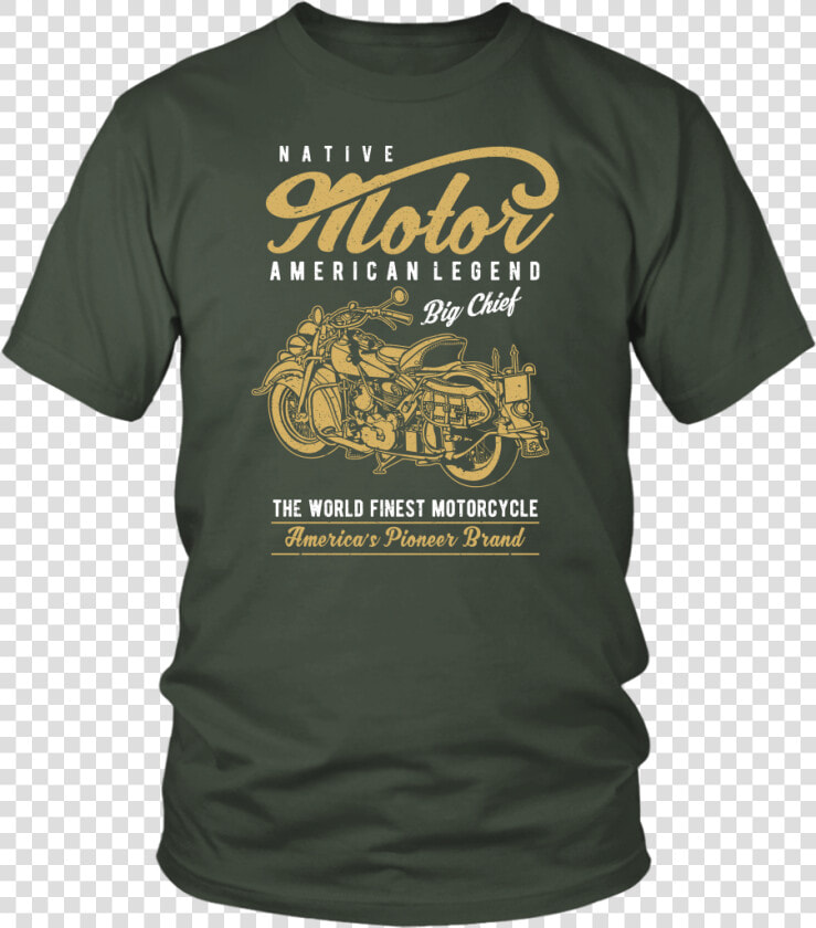 Native Big Chief Indian Motorcycle T Shirt Class   Larry Bernandez T Shirt  HD Png DownloadTransparent PNG