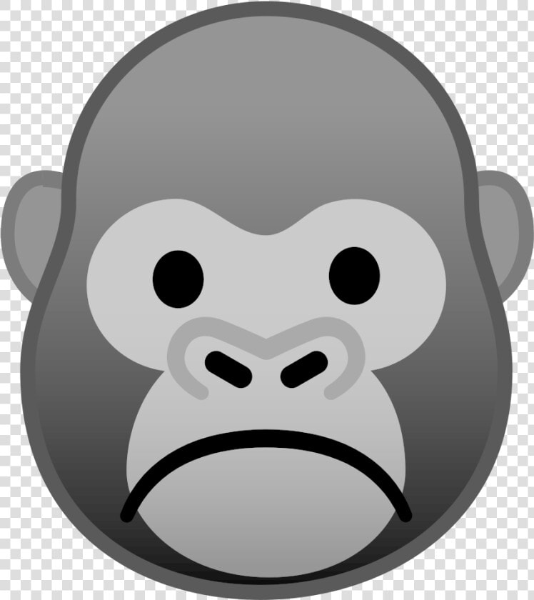 Noto Emoji Oreo 1f98d   Gorilla Emoji Png  Transparent PngTransparent PNG