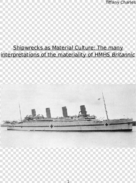 Hmhs Britannic  HD Png DownloadTransparent PNG