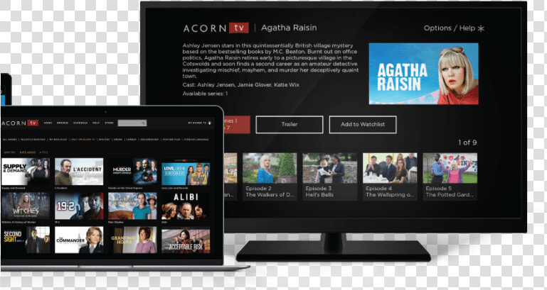 Acorn Tv Greatly Expands Distribution With Apple Tv   Acorn Tv And Apple Tv Android Tv  HD Png DownloadTransparent PNG