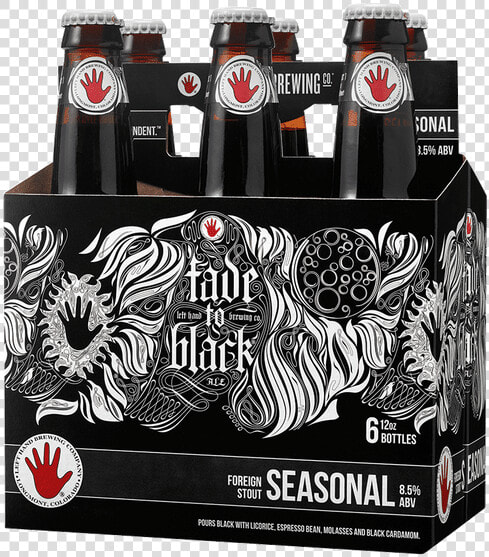 Left Hand Fade To Black   Left Hand Milk Stout Nitro Bottle 6 Pack  HD Png DownloadTransparent PNG