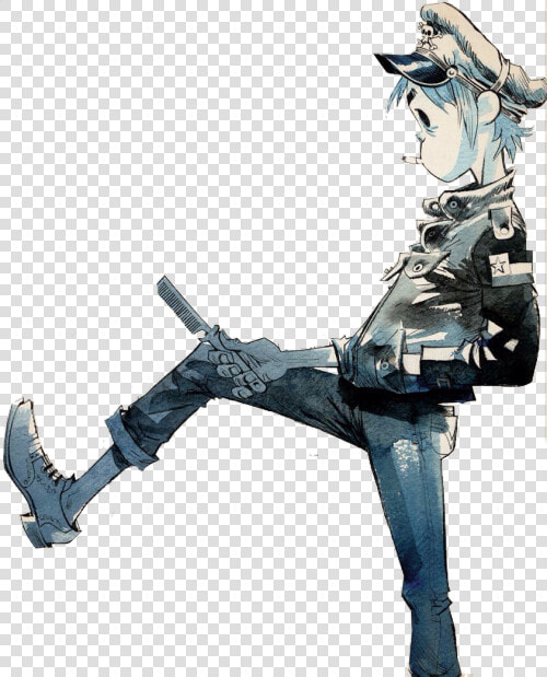 Hq 2d Transparency   Damon Albarn And Gorillaz  HD Png DownloadTransparent PNG