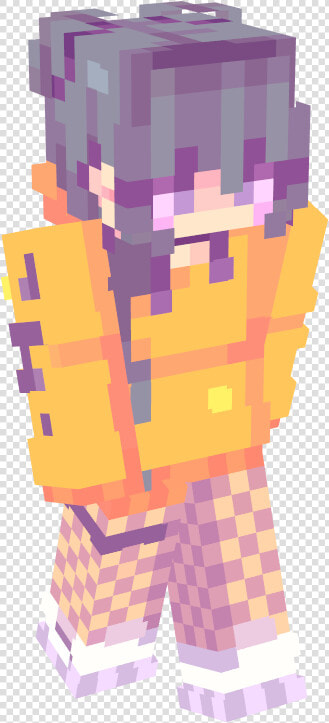 Like These Minecraft Skins You Can Learn How To Change   Minecraft Skin Female Anime  HD Png DownloadTransparent PNG