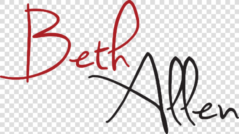 Beth Allen Logo   Calligraphy  HD Png DownloadTransparent PNG