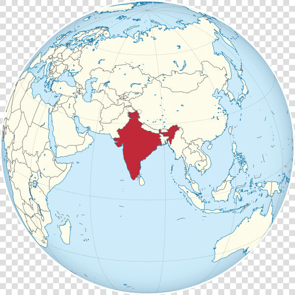 India Mapamundi Globo Terraqueo   New Delhi On Globe  HD Png DownloadTransparent PNG