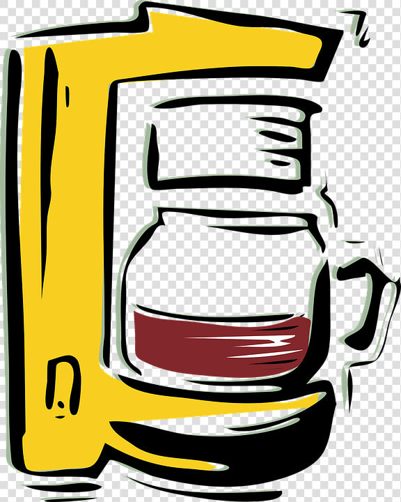 Coffee  Maker  Pot  Drip  Auto  Caffeine  Electric   Coffee Maker Clip Art  HD Png DownloadTransparent PNG