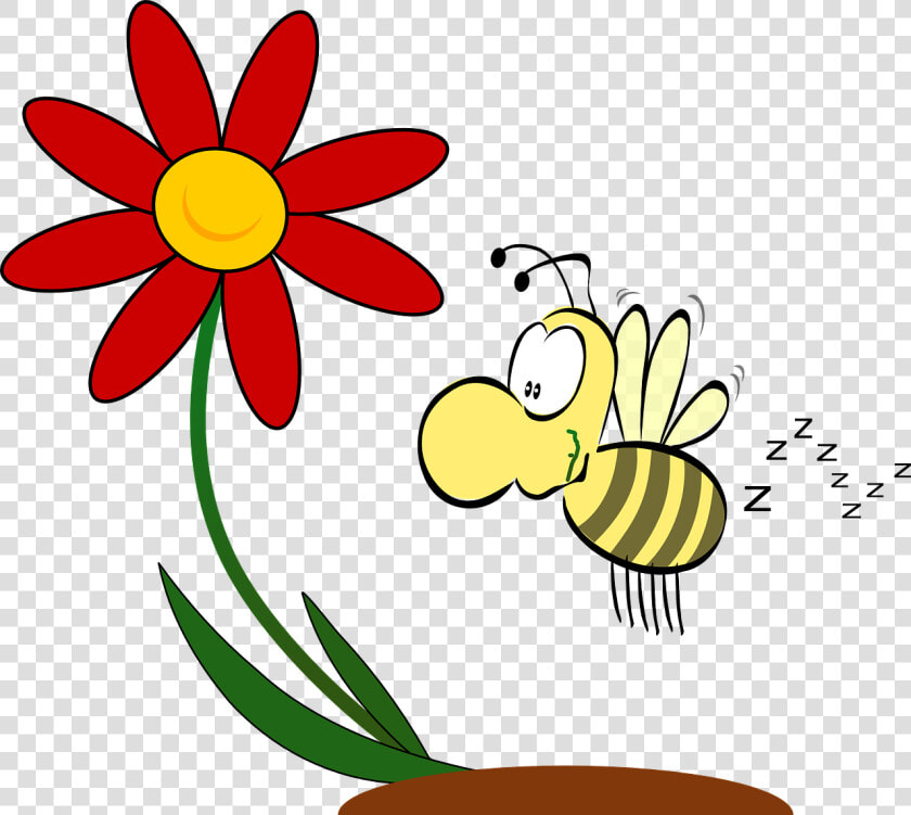 32 Sad Love Quotes And Whatsapp Status   Bees And Flowers Cartoon  HD Png DownloadTransparent PNG