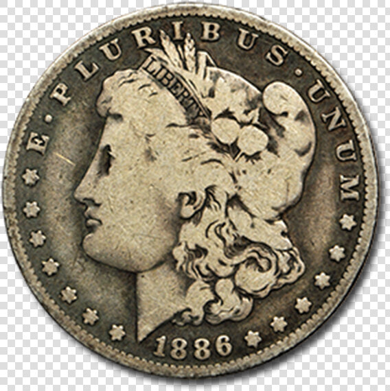 Picture Of Morgan Silver Dollar 1878   Grades Of Morgan Silver Dollars  HD Png DownloadTransparent PNG