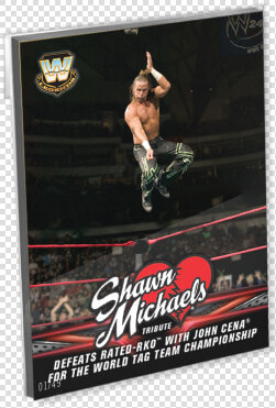 2018 Topps Wwe Heritage Oversized Complete Shawn Michaels   Flyer  HD Png DownloadTransparent PNG