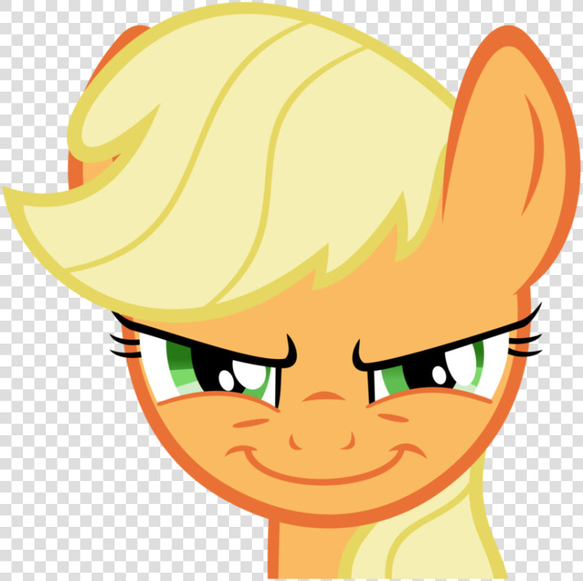 Applejack Vector Evil   Applejack Evil Smile  HD Png DownloadTransparent PNG