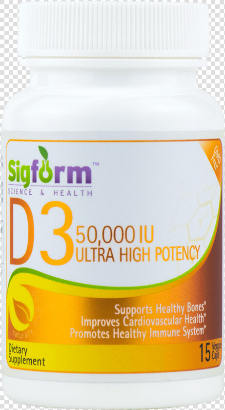 Vitamin D3 50k 15 Caps   Nutraceutical  HD Png DownloadTransparent PNG