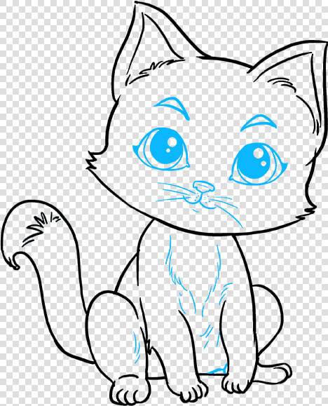 How To Draw Kitten   Kitten  HD Png DownloadTransparent PNG