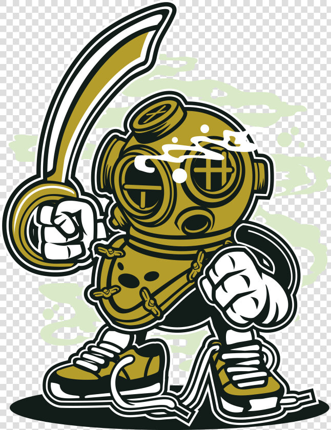 Dive Dive Diver   Png Download   Deep Sea Diver Cartoon  Transparent PngTransparent PNG