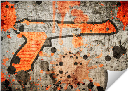 Controller Graffitti Duck Hunt   Modern Art  HD Png DownloadTransparent PNG