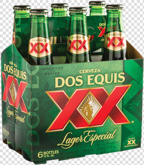 Dos Equis Drinks Png Logo   Dos Equis Xx 6 Pack Bottles Png  Transparent PngTransparent PNG