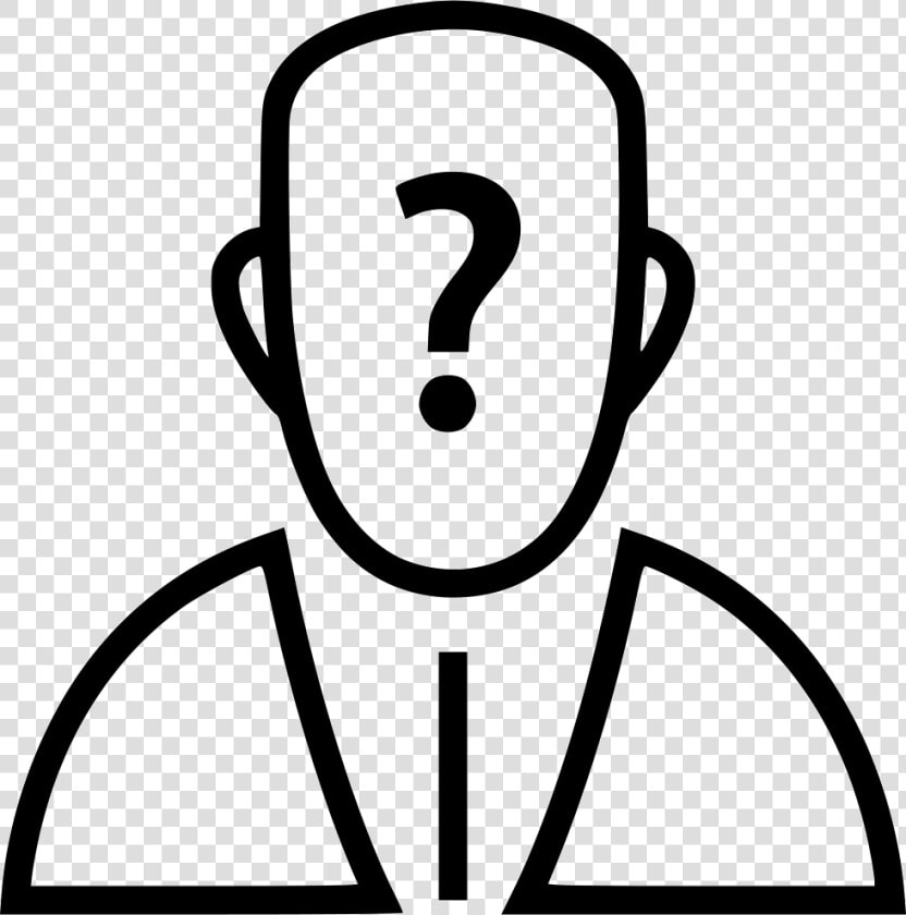 Question Mark Avatar Person Banking Online Comments   Person With Question Mark Png  Transparent PngTransparent PNG