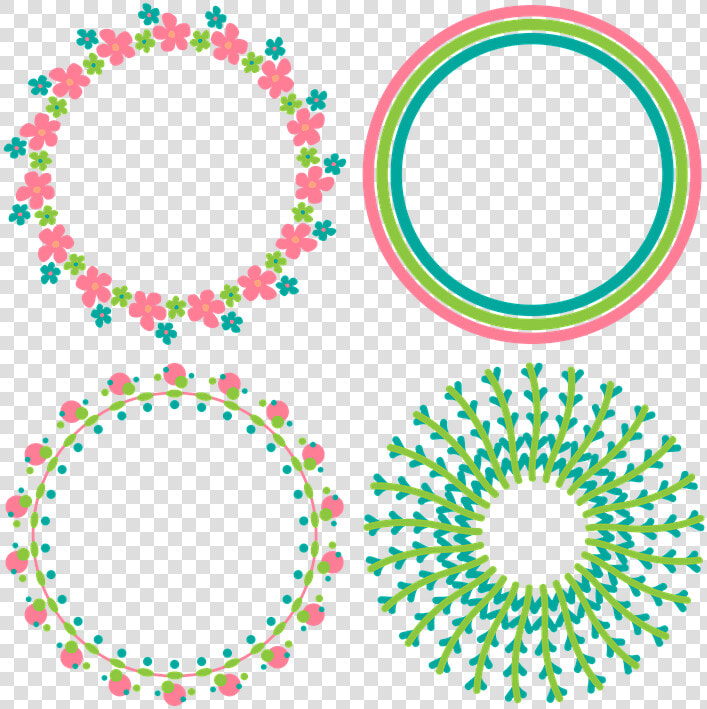 Flower  Floral  Botanical  Flower Frame  Border   Circular Design Pattern Png  Transparent PngTransparent PNG