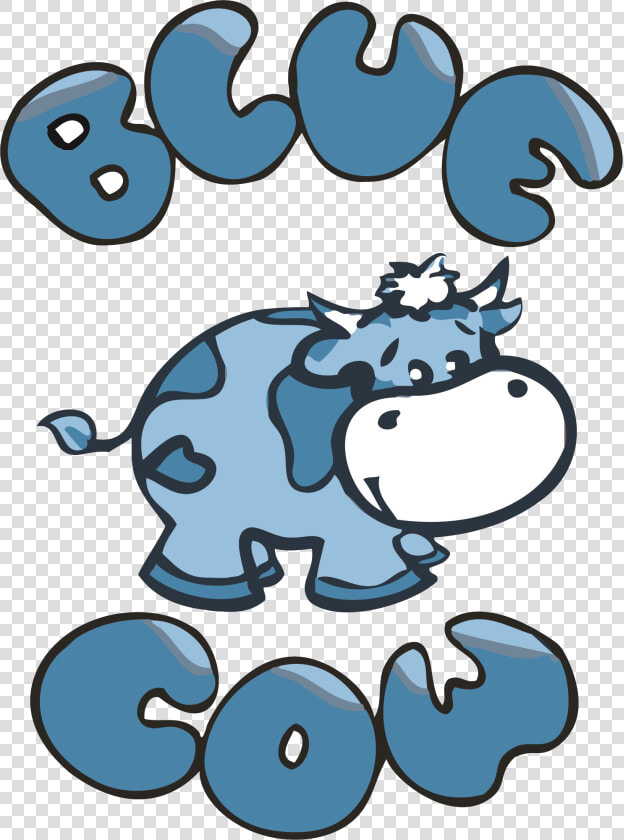 Blue Cow Png Clipart   Png Download   Blue Cow Clipart  Transparent PngTransparent PNG