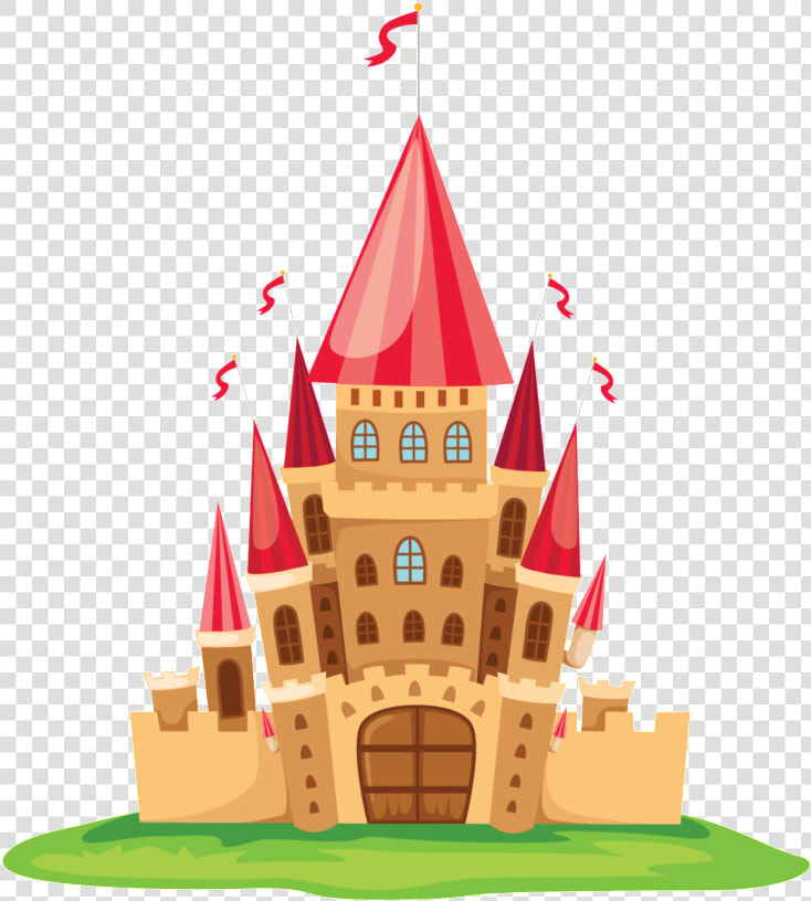 Cartoon Fairytale Castle Pattern Design   Castle Clipart Png  Transparent PngTransparent PNG