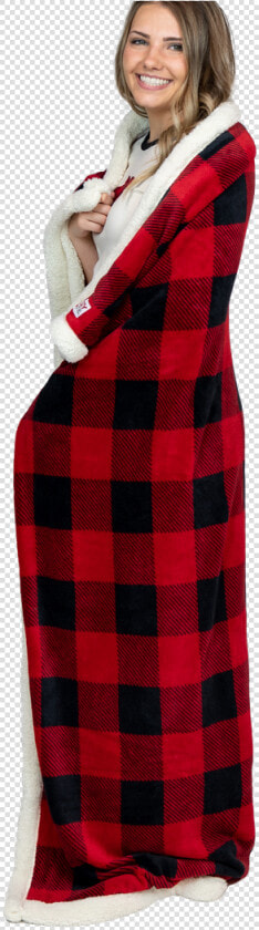 Red Plaid Sherpa Throw Blanket Image   Plaid  HD Png DownloadTransparent PNG