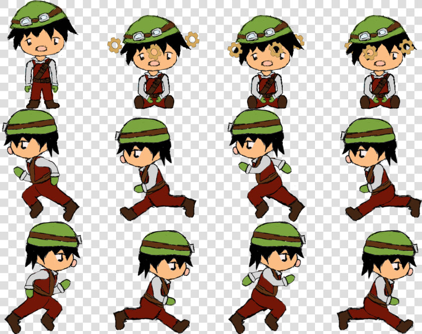 Transparent Game Character Png   Character Sprite Sheet Png  Png DownloadTransparent PNG