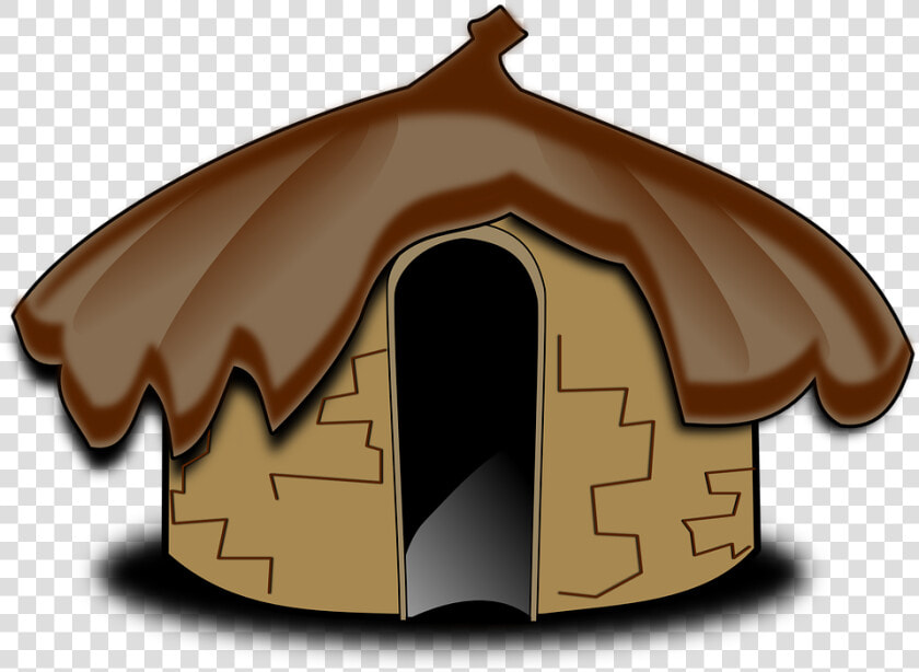 Hut  Bungalow  Camp  Tropical  Camping  Nature  Resort   Stone Age Houses Cartoon  HD Png DownloadTransparent PNG