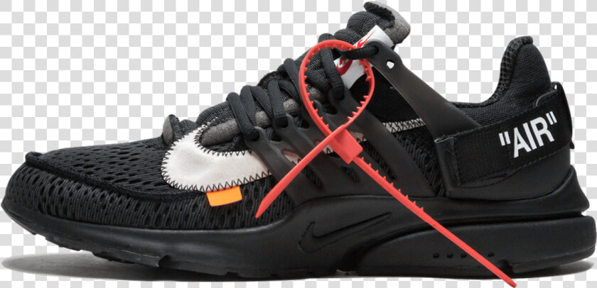 Nike Air Presto Off White Black  HD Png DownloadTransparent PNG