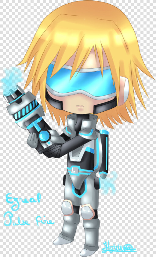 Chibi Ezreal Pulse Fire   Pulsefire Ezreal Chibi  HD Png DownloadTransparent PNG