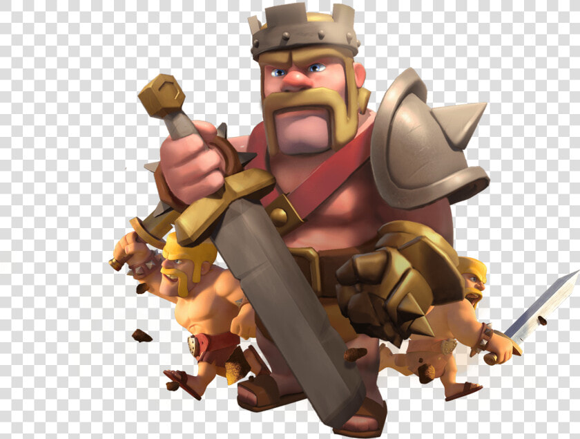 Transparent Heroes Png   Clash Of Clans Barbarian King  Png DownloadTransparent PNG