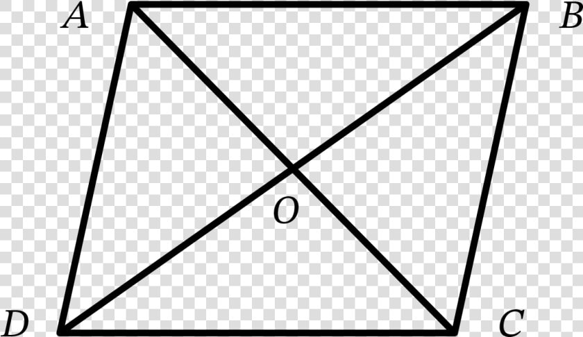 Proof Of Congruence   Rhombus With 4 Triangles  HD Png DownloadTransparent PNG