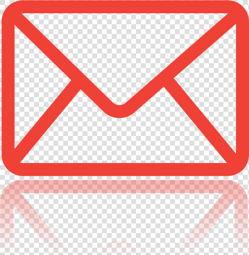 Message Clipart Mail Symbol   Transparent Background Red Email Icon  HD Png DownloadTransparent PNG