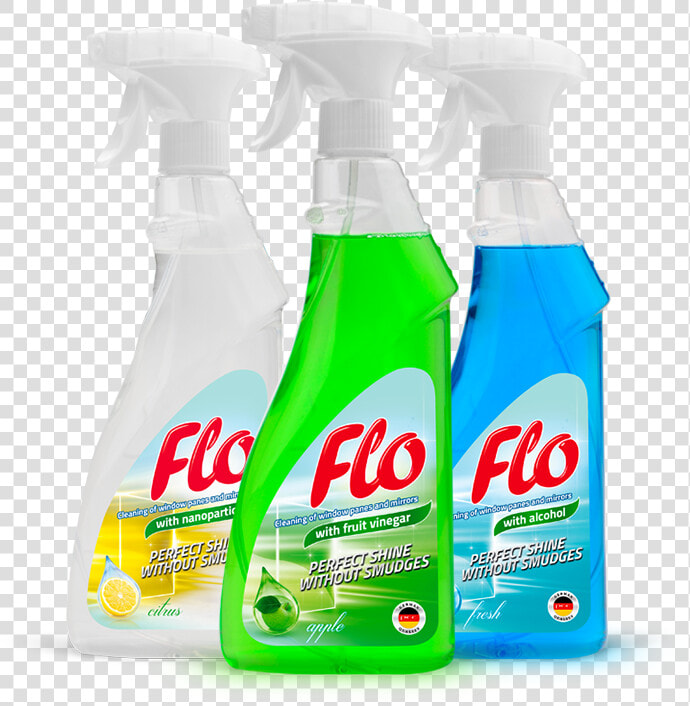 Glass Cleaner Flo Cleaning Liquid For Window Panes   Flo Cleaner  HD Png DownloadTransparent PNG