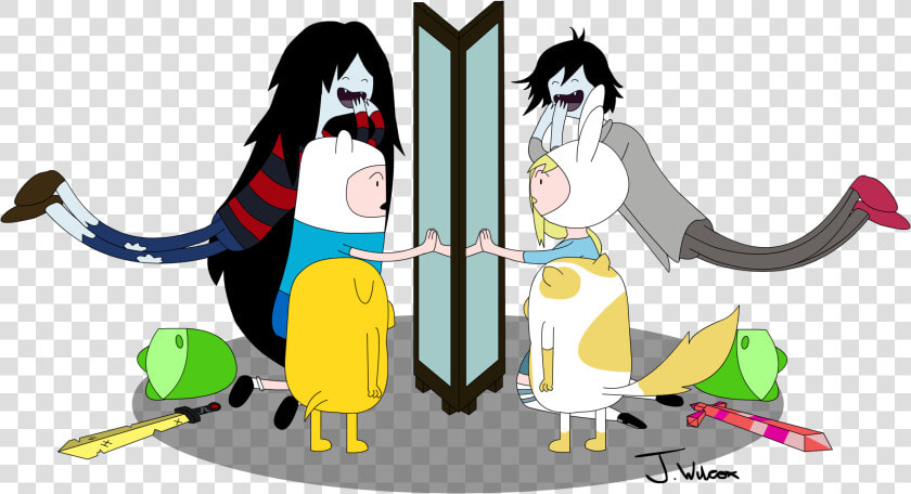 Adventure Time Reflection To Another World   Adventure Time Characters  HD Png DownloadTransparent PNG