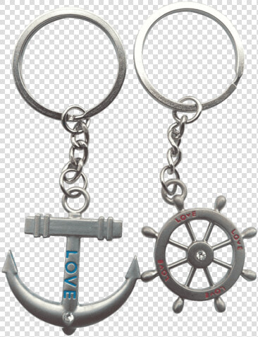 4ever Romantic Stainless Alloy Metal Silver Nautical   Keychain  HD Png DownloadTransparent PNG