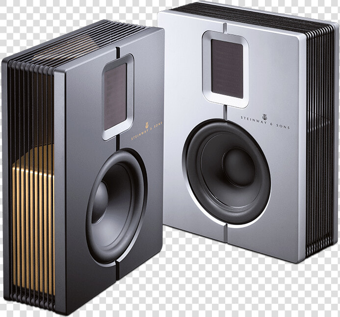 Model S Matt Black And Silver   Steinway S Speakers  HD Png DownloadTransparent PNG